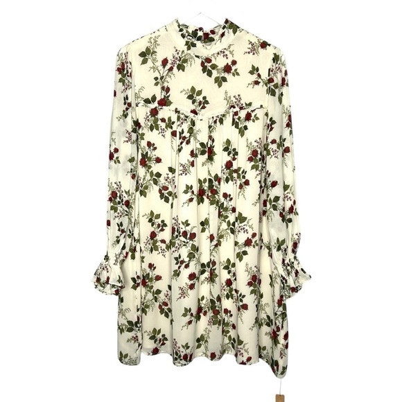 Reformation Jourdan Dress Regency Floral Print Size XL NEW - Picture 5 of 16